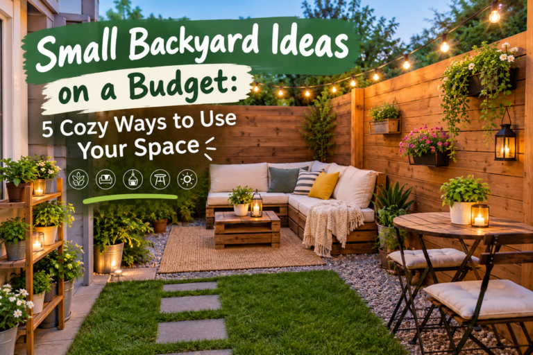 Small Backyard Ideas on a Budget: 5 Cozy Ways to Use Your Space